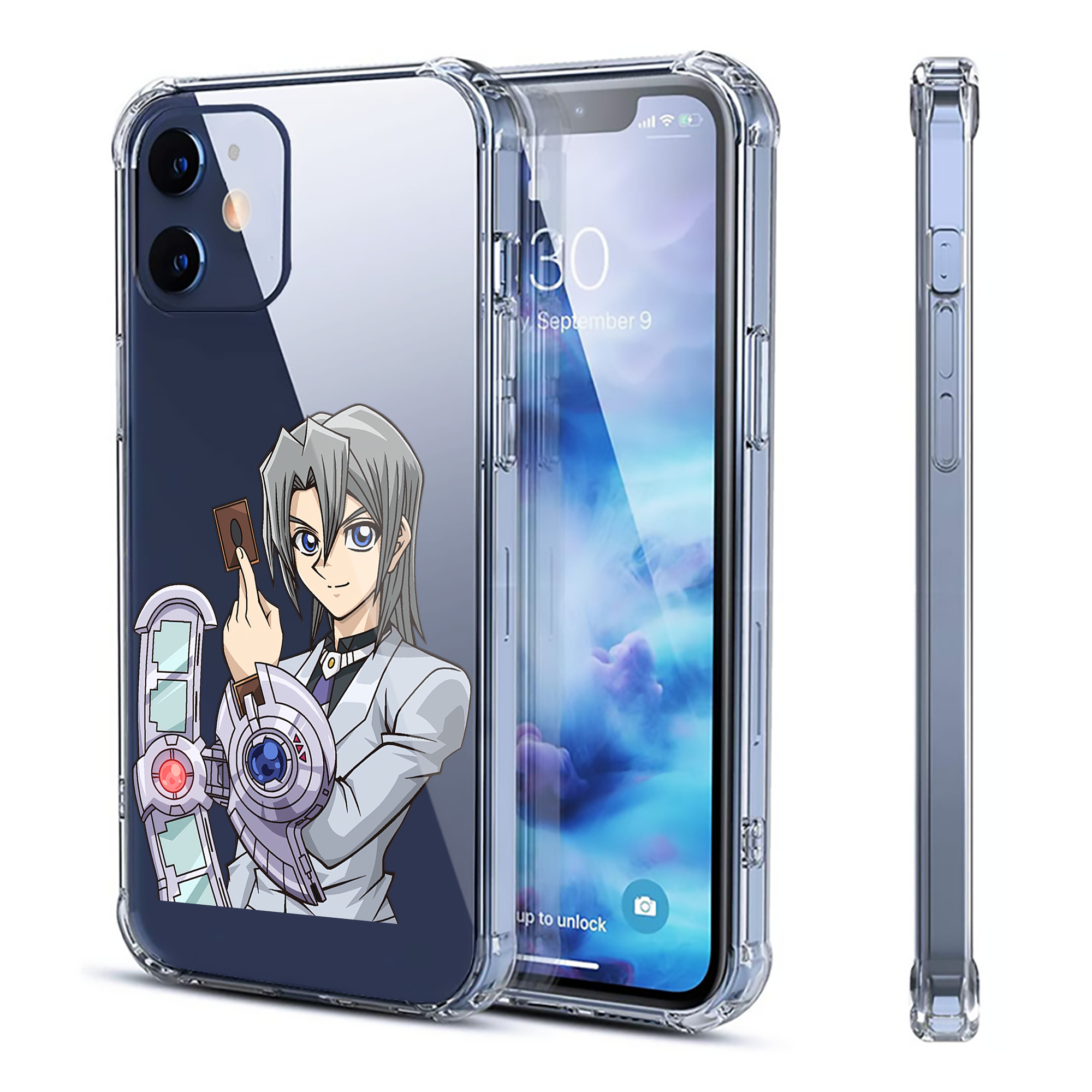（画像用） 遊☆戯☆王 Yu-Gi-Oh! 【iPhone 12シリーズ対応】透明スマホケース（クリアソフトケース）